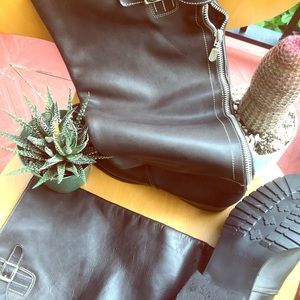 Leather Boot Made in Italy.